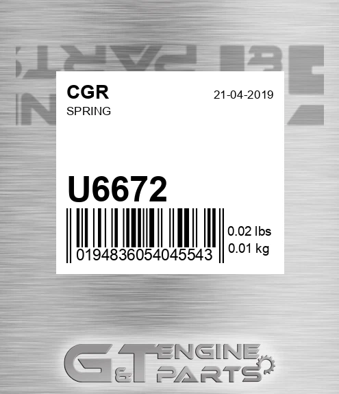 U6672 Spring