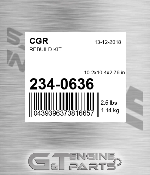 234-0636 CGR Rebuild Kit
