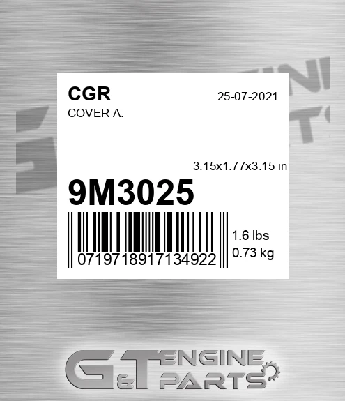 9M3025 CGR Cover A.