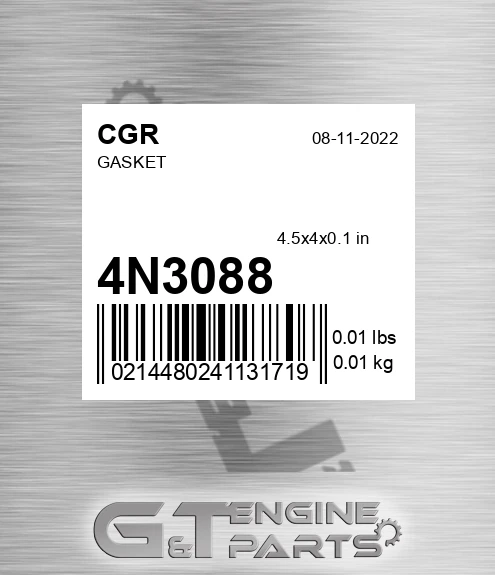 4N3088 CGR Gasket