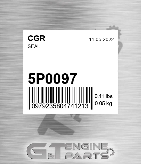 5P0097 Seal for CGR