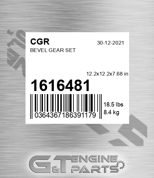 1616481 Bevel Gear Set