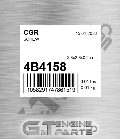 4B4158 CGR Screw