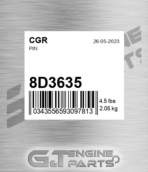 8D3635 Pin