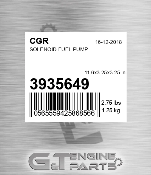 3935649 Solenoid Fuel Pump