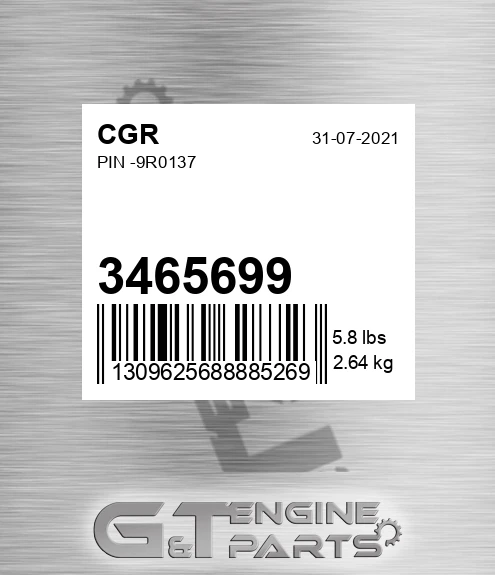 3465699 Pin -9r0137