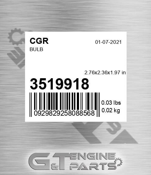 3519918 CGR Bulb