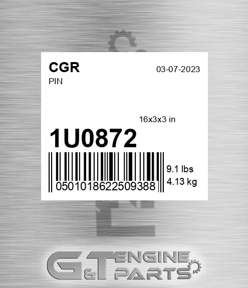 1U0872 CGR Pin