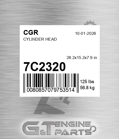 7C2320 CGR Cylinder Head