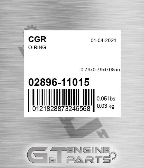 02896-11015 O-ring
