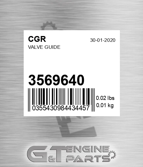 3569640 CGR Valve Guide