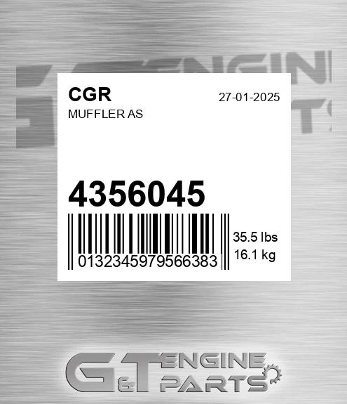 4356045 CGR Muffler As