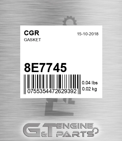 8E7745 Gasket