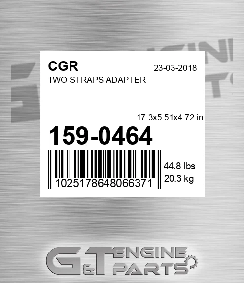 159-0464 CGR Two Straps Adapter