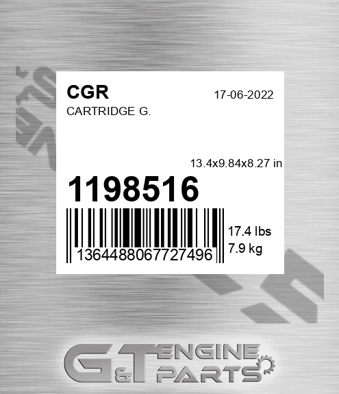 1198516 Cartridge G.