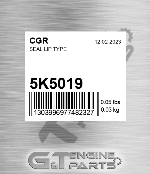 5K5019 CGR Seal Lip Type