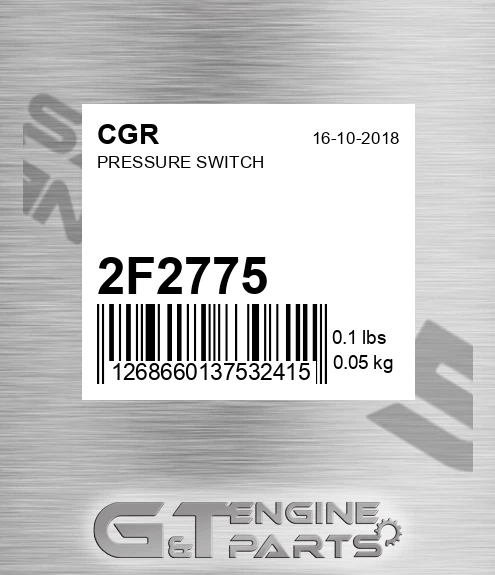 2F2775 Pressure Switch