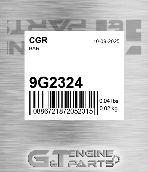 9G2324 CGR Bar
