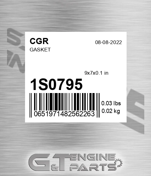 1S0795 CGR Gasket