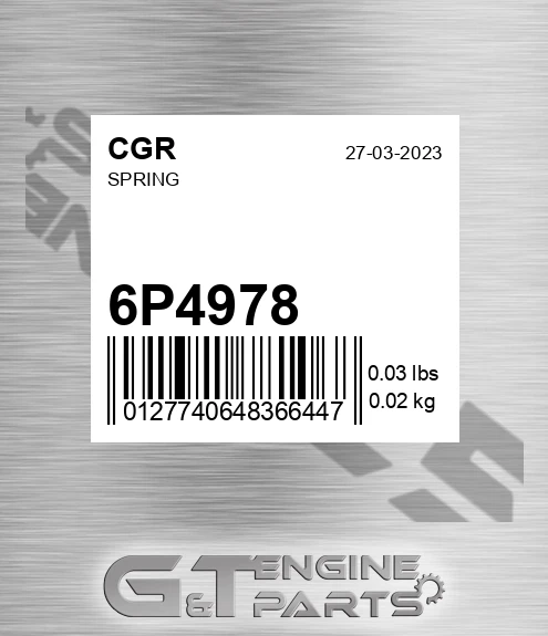 6P4978 Spring
