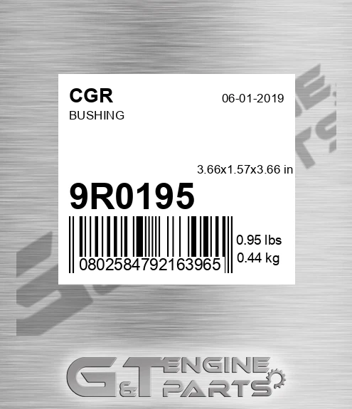 9R0195 CGR Bushing