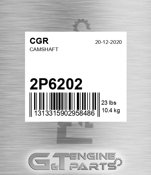 2P6202 Camshaft