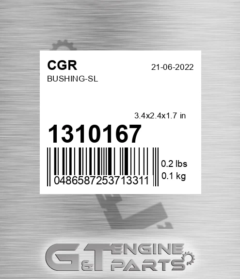 1310167 CGR Bushing-sl