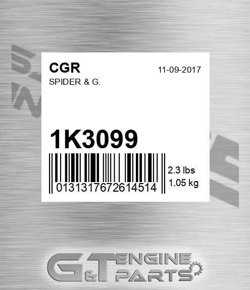 1K3099 Spider & G. for CGR