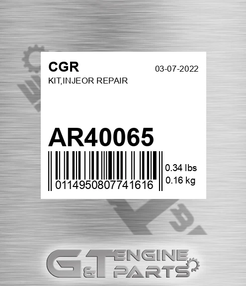 AR40065 Kit,injeor Repair