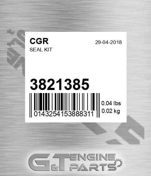 3821385 Seal Kit