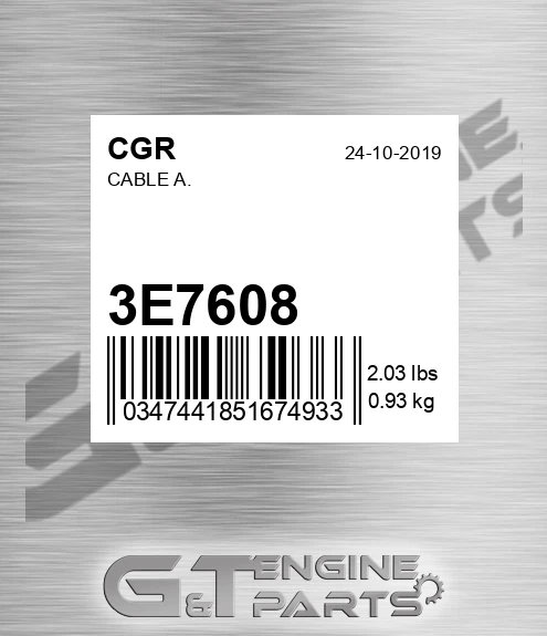 3E7608 Cable A.