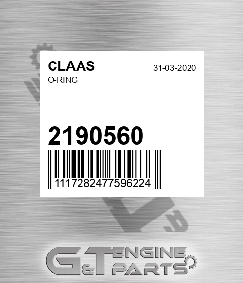 2190560 CLAAS O-ring