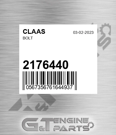 2176440 CLAAS Bolt