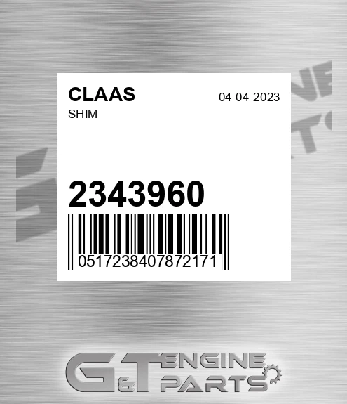 2343960 CLAAS Shim