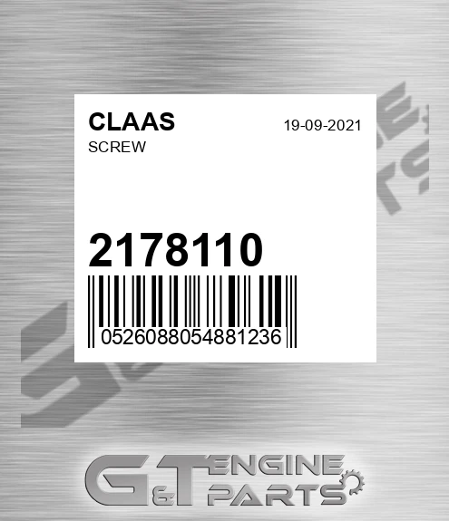 2178110 CLAAS Screw