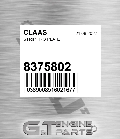 8375802 CLAAS Stripping Plate