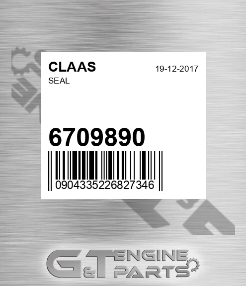 6709890 Seal for CLAAS