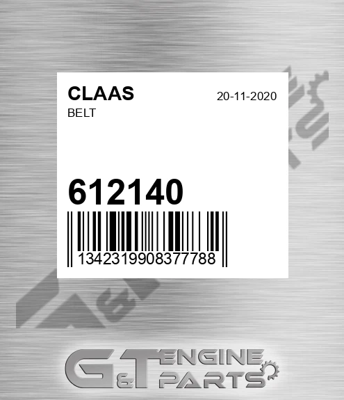 612140 CLAAS Belt