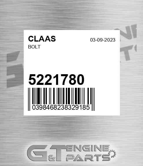 5221780 CLAAS Bolt