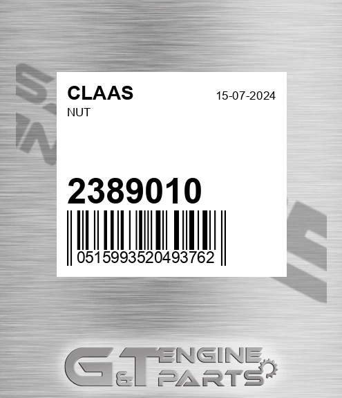 2389010 CLAAS Nut