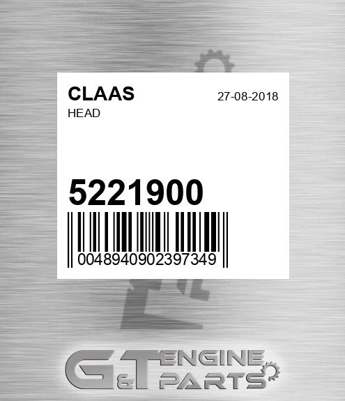 5221900 CLAAS Head