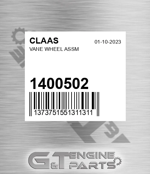 1400502 CLAAS Vane Wheel Assm