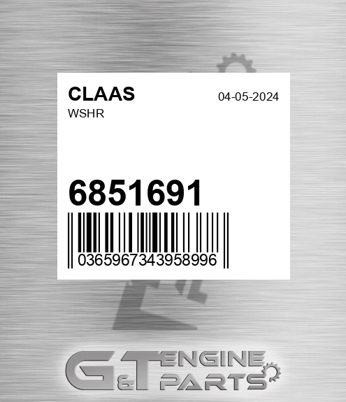 6851691 Wshr