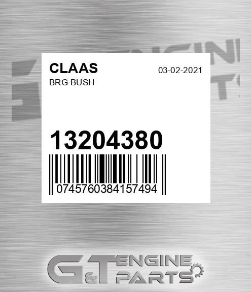 13204380 Brg Bush for CLAAS