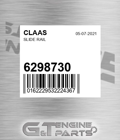 6298730 Slide Rail for CLAAS