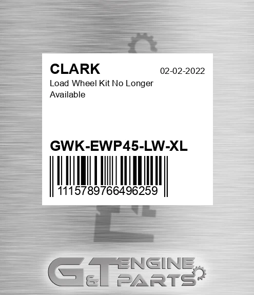GWK-EWP45-LW-XL Load Wheel Kit No Longer Available