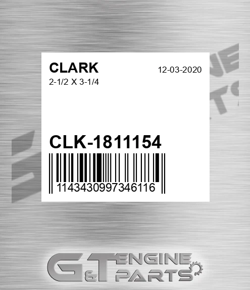 CLK-1811154 2-1/2 X 3-1/4