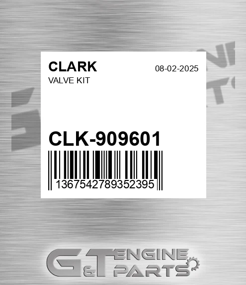 CLK-909601 Valve Kit