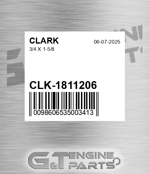 CLK-1811206 3/4 X 1-5/8