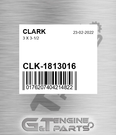 CLK-1813016 3 X 3-1/2